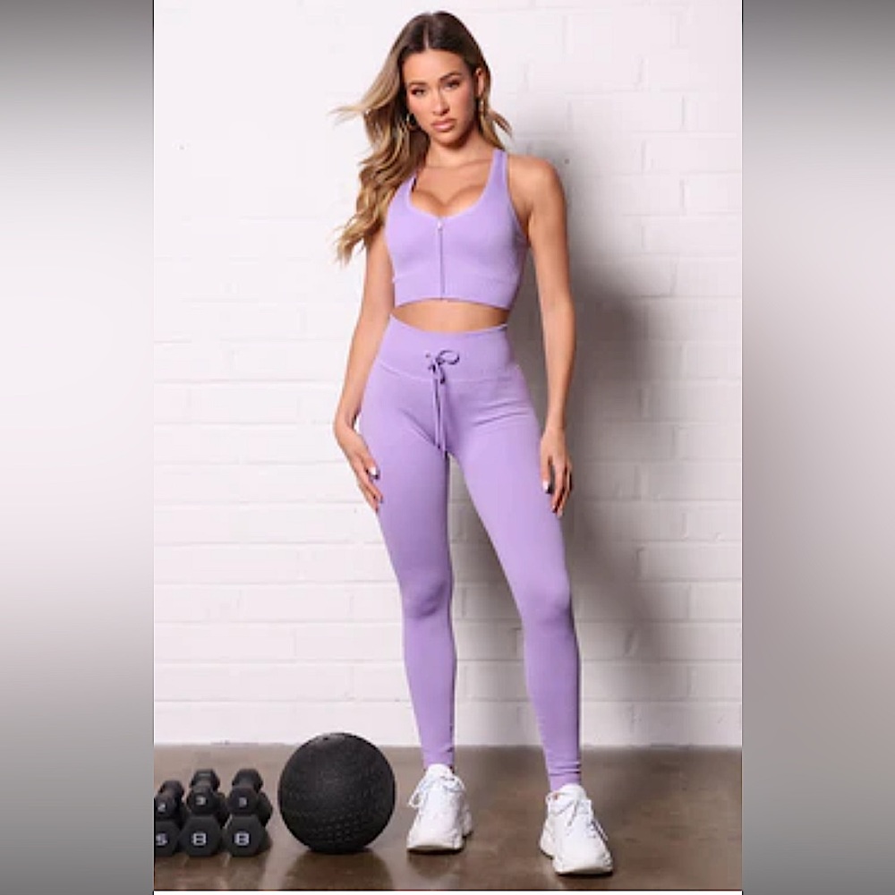 Fashion Nova Purple Athletic Leggings